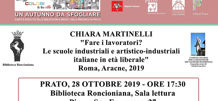 28 ottobre, Prato – Presentazione del volume “Fare i lavoratori?”