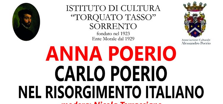 1 aprile, Sorrento – Conferenza “Carlo Poerio nel Risorgimento italiano”