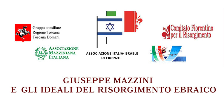 27 maggio, Firenze –  Conferenza “Giuseppe Mazzini e gli ideali del Risorgimento ebraico”