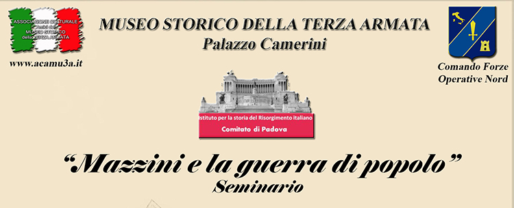 20 ottobre, Padova – Convegno “Mazzini e la guerra di popolo”