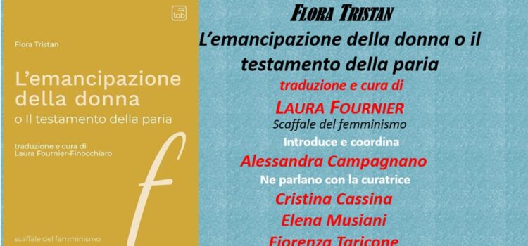 25 gennaio – Webinar I libri di Ferruccio, presentazione libro “L’emancipazione della donna o il testamento della paria”