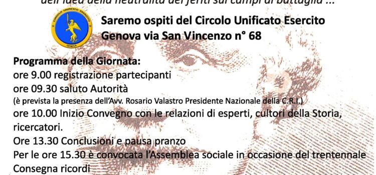 24 febbraio, Genova – Convegno “Ferdinando Palasciano tra Storia e Collezionismo”